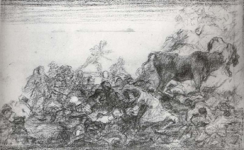 Francisco Goya Preparatory drawing for plate China oil painting art
